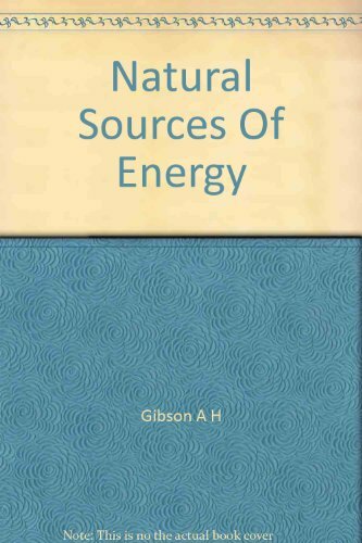 Natural sources energy - of,