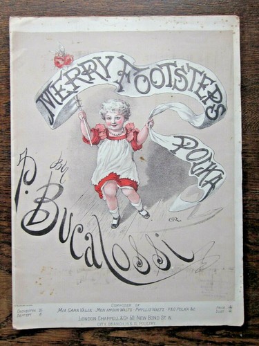 C1880 merry footsteps polka - c1880,