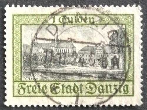 Timbre danzig 1924 25 - de, 1924/25
