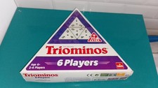 Jeu de société VF (manque règles jeu et un domino!) triominos 6 joueurs goliath