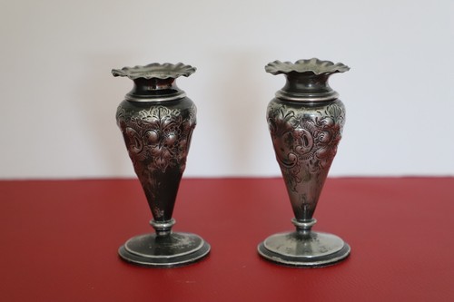 Paire petit vase anglais en - vase,