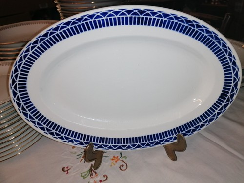 Plat ovale sarreguemines - plat,