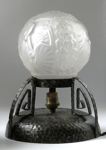 Plafonnier lampe art déco - art,