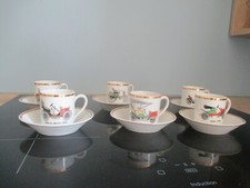 6 Tasses Litron /sous-tasses
