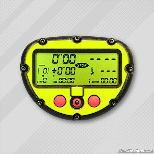Fluorescent yellow gel sticker - gel,
