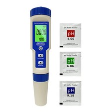 PH Mètre Électronique 5 en 1 avec TDS EC Salinité Température pH Testeur Mult...