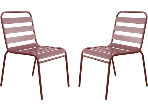 Chaises jardin métal - chaises,