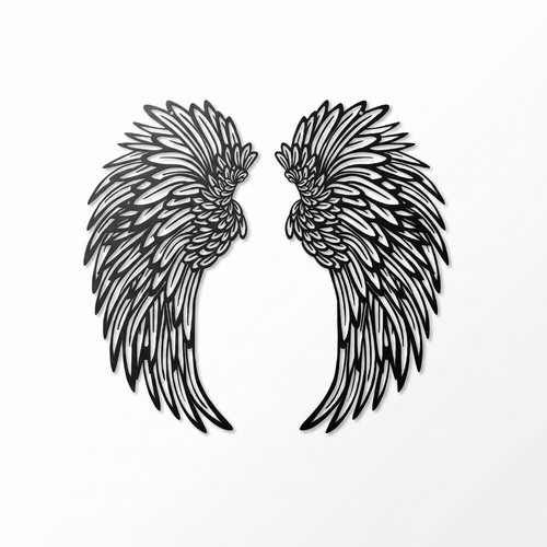 Ailes ange métalliques - ailes, d'ange