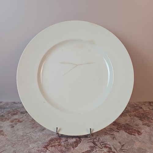Plat rond faïence ancienne - rond,