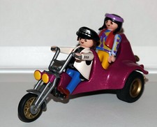 PLAYMOBIL DRAGSTER MOTO 3 ROUES BIKER TRIKE Ref 3832 ORIGINAL