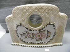 Support de pendule en faïence des années 1930 art déco de Belgique (AT27)