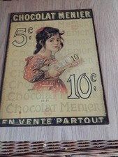 Plaque Publicitaire MÉTAL Chocolat menier - Repro