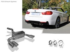 Le Sport Échappement Duplex BMW 4er F32/F33/F36 435i Paquet M Chaque 2x80mm