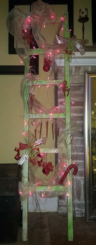 Christmas blanket ladder - christmas,