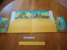 Décor Carton Astérix Série Figurine Résine Atlas Plastoy Foret gauloise sanglier