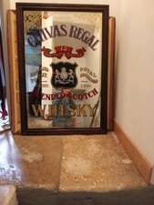 Ancien Miroir Publicitaire Whisky CHIVAS REGAL - Bar