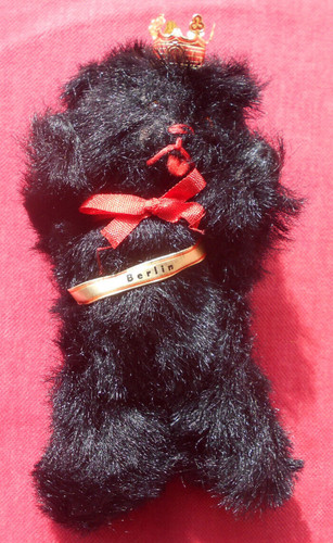 Berlin ours peluche noir - berlin,