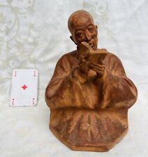 GASTON HAUCHECORNE SCULPTURE STATUE TERRE CUITE ASIATIQUE EXTREME ORIENT CHINE