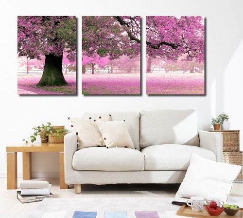 Cherry blossom ready hang 3 - ready,