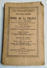 G. Bonnier Nouvelle FLORE du NORD de la FRANCE LIVRE Biologie Ecologie YI2
