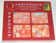 Coffret 4 CD : Johann Sebastian BACH - CHRISTMAS ORATORIO - QUADROMANIA