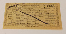 ancien ticket tramways