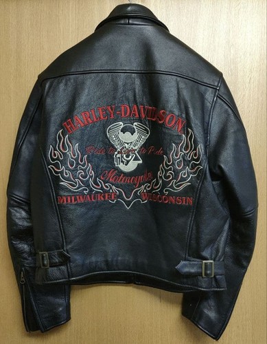 Harley davidson cuir feu iders - harley-davidson,