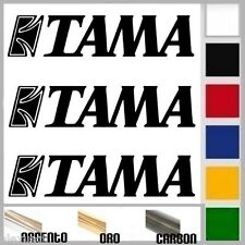 3 adesivi sticker TAMA Drums guitar music prespaziato, auto,moto  9,5 cm