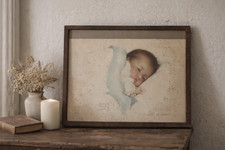Ancien tableau bessie pease - tableau,