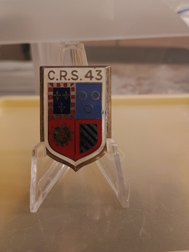 Insigne métal police
