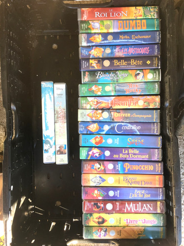 Lot vhs walt disney - walt,