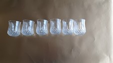 6 verres à liqueur cristal