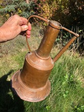 ORIENTAL*Vintage-ART OTTOMAN-Pichet-Aiguière-Vase -Syrie-cuivre-martelé- XIXe