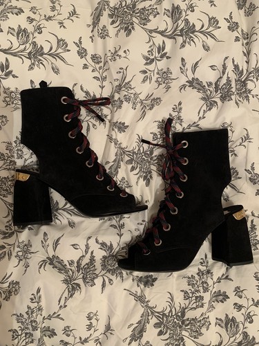 Bottes talons lacets - bottes, à