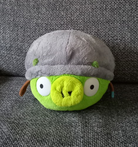 Peluche angry birds vert - c2,