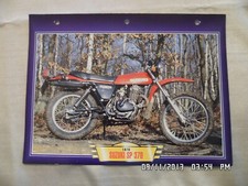 CARTE FICHE MOTO SUZUKI SP 370