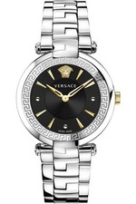 Montre Versace VE2L00321 pour Femme Noir en Acier inoxydable
