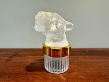 Lalique France : flacon de parfum Panthère cristal. Perfume Bottle.