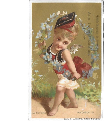 Chromo ancien publicitaire - chromo,