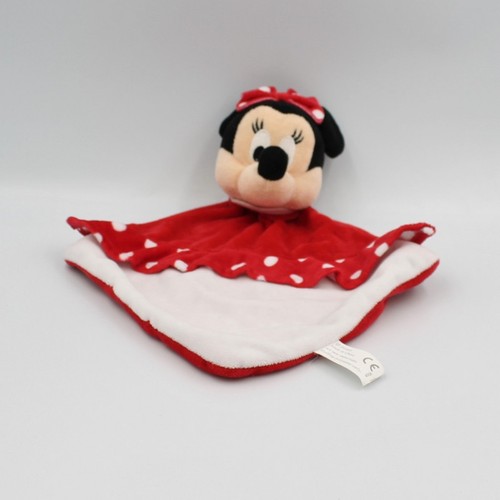Doudou plat minnie - , blanc