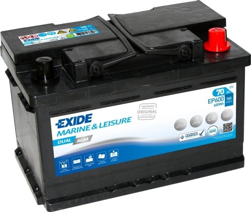 Batterie exide ep600 double - batterie,