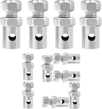 15pcs 1/8" Cable Ends - Universal Stop Clamp Repair Parts
