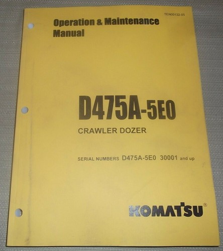 Komatsu d475a 5e0 robot - d475a-5e0,