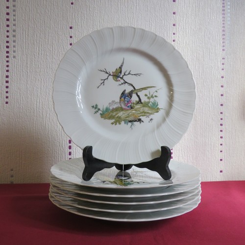 Assiettes plates porcelaine - plates,