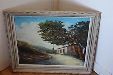 Tableau Peinture Alfred Martin Nîmes 1957 Domaine de Vaqueirolles Route Castanet