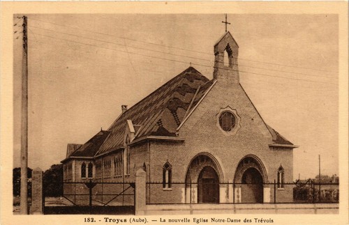Cpa troyes nouvelle eglise - cpa, troyes-