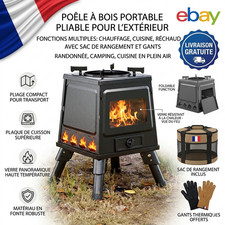 Poêle bois portable - à,