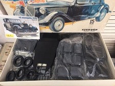 heller maquette citroen traction avant echelle 1/8eme boite 3 versions a monter