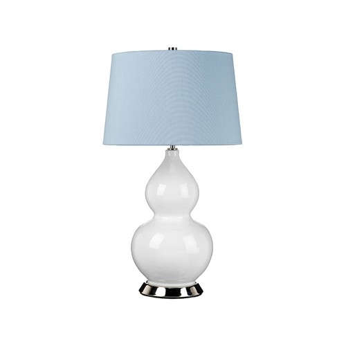 Lampe table bleue - de, et