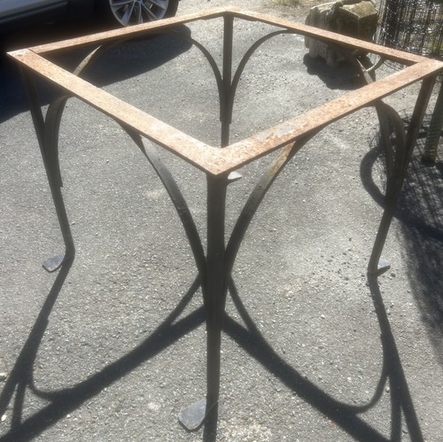 Pied table jardin fer - table,